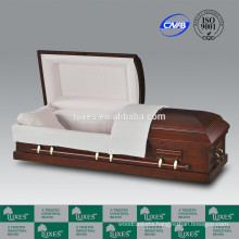 LUXES Country Pine American Hot Sale Wooden Casket Funeral Coffin